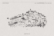 Vineyard drawings, a Decorative Illustration by TheMountBirdStudio (Thumbnail 3 of 8)