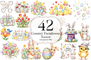 Country Farmhouse PNG Clipart, an Object Illustration by KennedyStudio (Thumbnail 1 of 5)