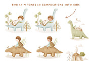 My friend Dinosaur - baby collection, a Decorative Illustration by polikarpovaart (Thumbnail 5 of 18)