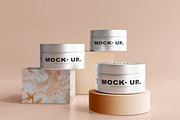 Aluminum Cosmetic Jar Mockups, a Cups & Container Mockup by pmvch (Thumbnail 18 of 21)