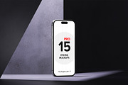 iPhone 15 Mockup, an iPhone Mockup by Mockupia (Thumbnail 9 of 9)