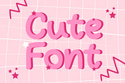 Cute Font, a Handwritten Font by MyFontsShop (Thumbnail 5 of 5)