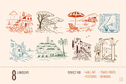 Mediterranean Food & Landscape, an Object Graphic by vik.stock (Thumbnail 3 of 8)