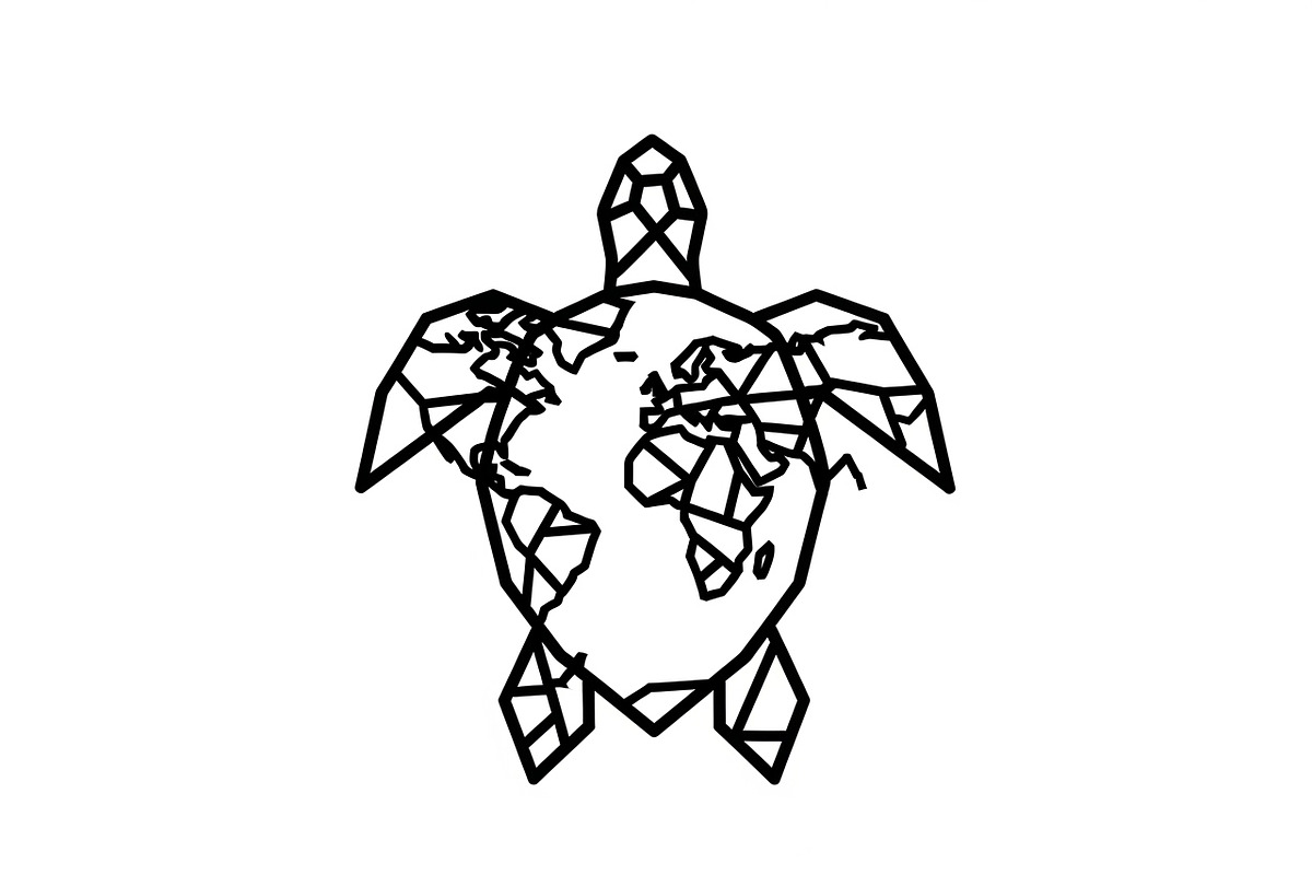 World Map Sea Turtle Bundle, an Illustration by Gaye Art (Photo 11 of 31)