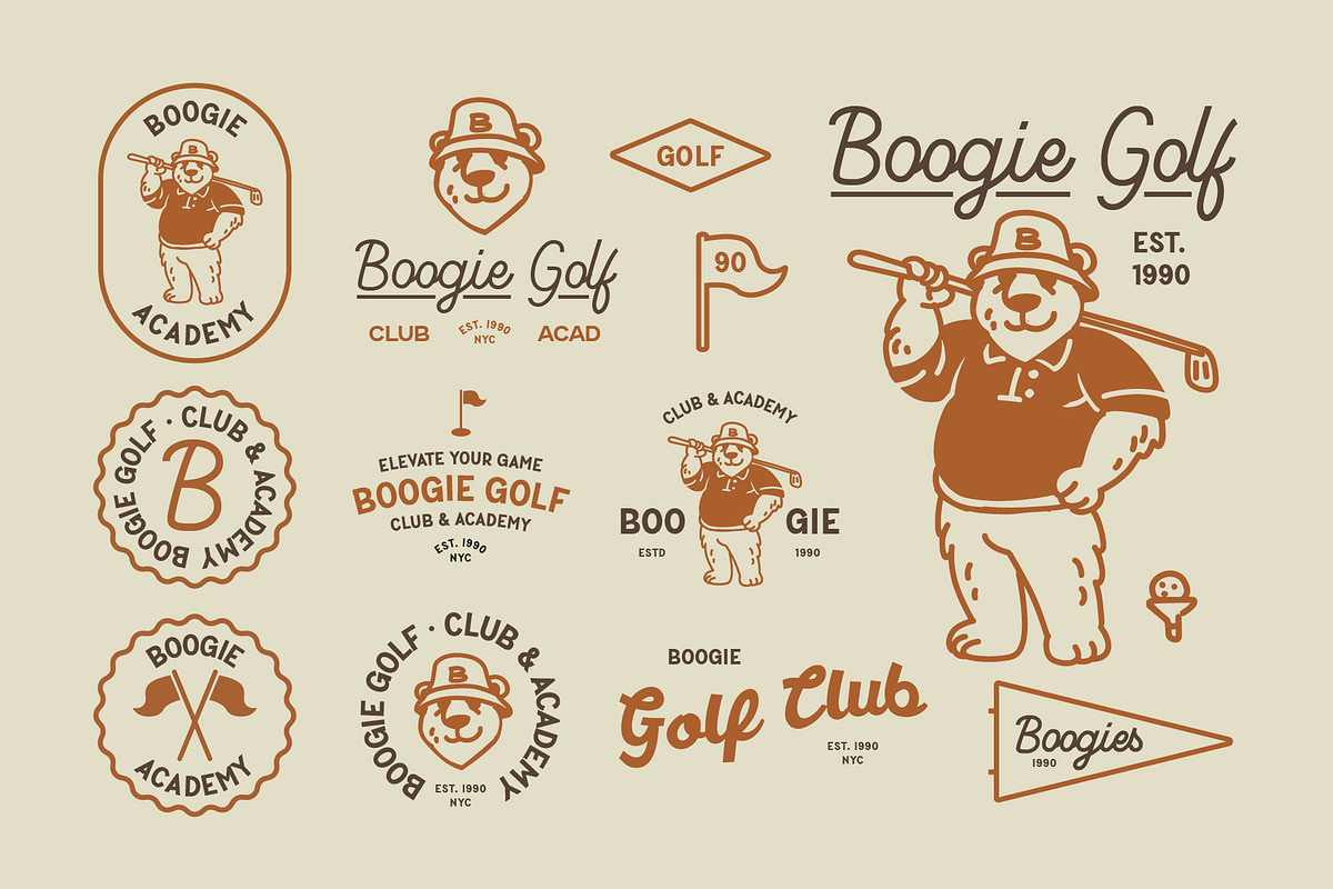 Animals Golf Mascot Bundle, a Sport Illustration by Skilline Supply Co. (Photo 11 of 22)
