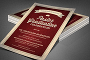 Pastor Graduation Celebration Flyer, a Flyer Template by loswl (Thumbnail 1 of 6)