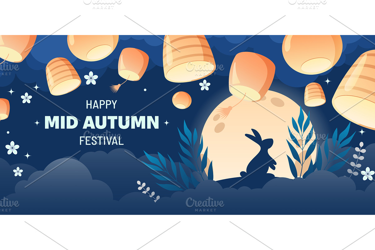 Mid Autumn Festival design., an Illustration by JeanBet