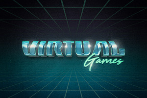 Back To The 80s Retro Text Effects