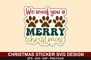 Christmas Sticker SVG Bundle, a Texture Graphic by crative8112 (Thumbnail 7 of 7)