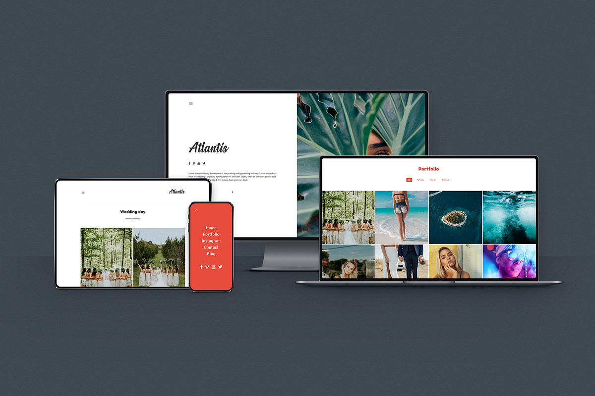 Atlantis - Wordpress Portfolio Theme, a WordPress Template by NiteoThemes (Photo 2 of 5)