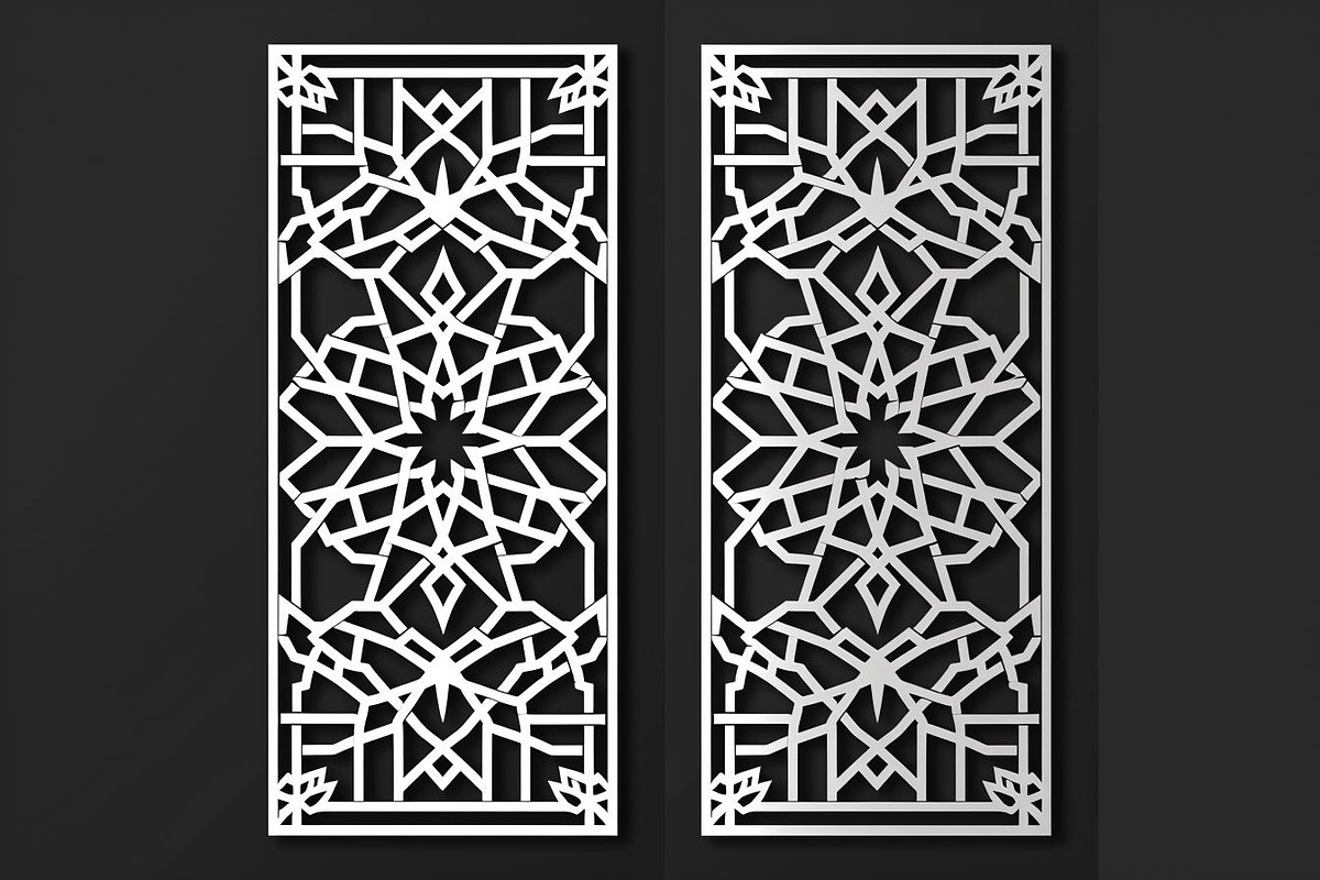 Ornamental Laser Cut Silhouettes, an Illustration by BIPLOB EXPERT (Photo 2 of 9)
