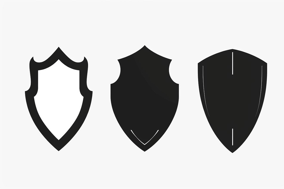 Medieval Shield Silhouette Bundle, an Illustration by Designs_River (Photo 4 of 10)
