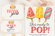 She's Ready to Pop Baby Shower, a Card Template by Shinehoon (Thumbnail 1 of 3)