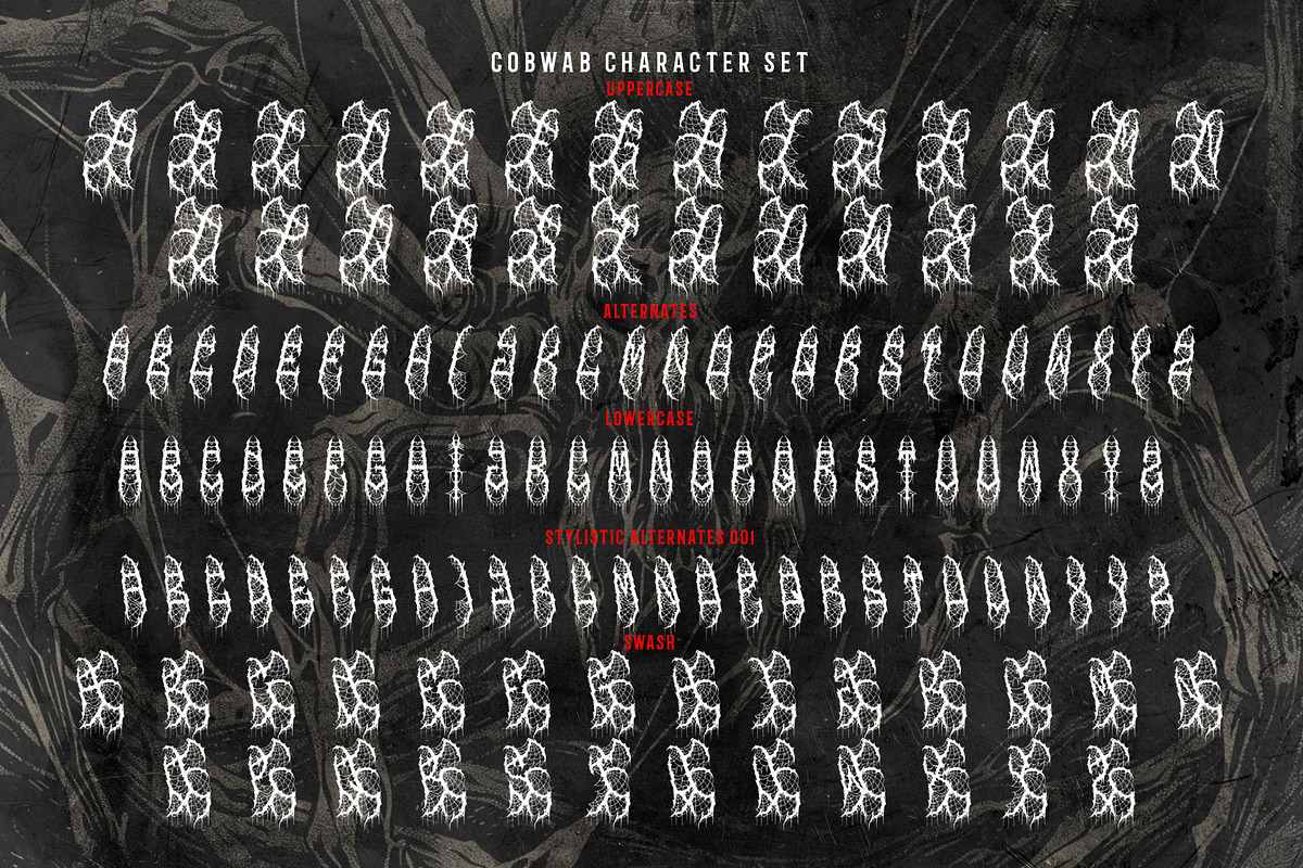 Cobweb Death Metal Font, a Blackletter Font by Fonday Studio (Photo 11 of 12)