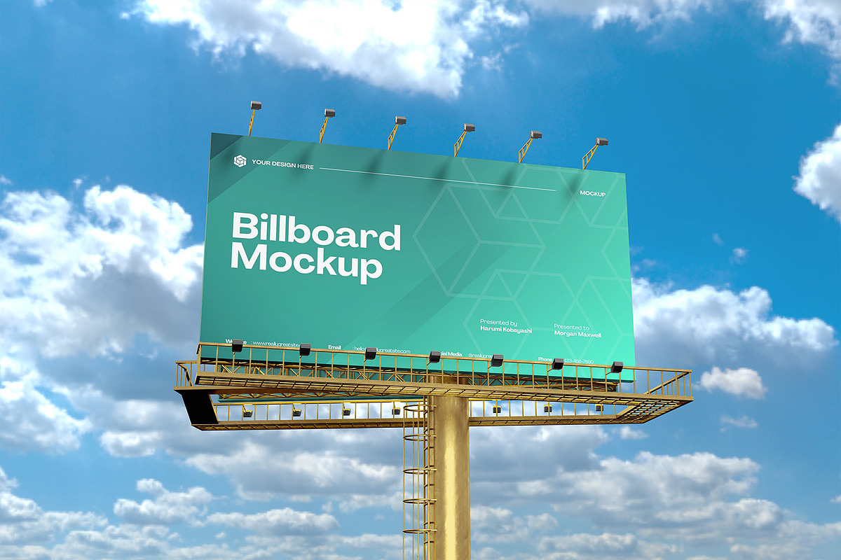 Billboard Mockup, an Advertising Mockup by graphicsecond (Photo 3 of 5)