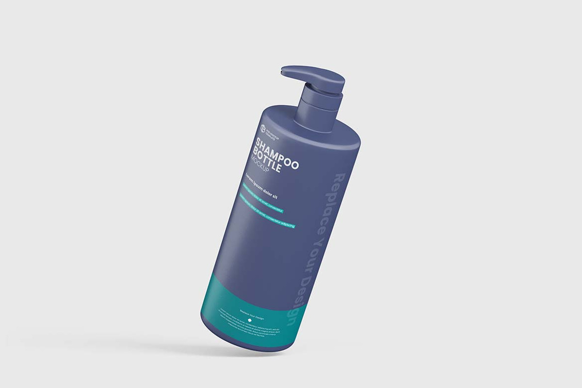 shampoo bottle mockup, a Packaging Mockup by tiyasprabawa (Photo 4 of 5)