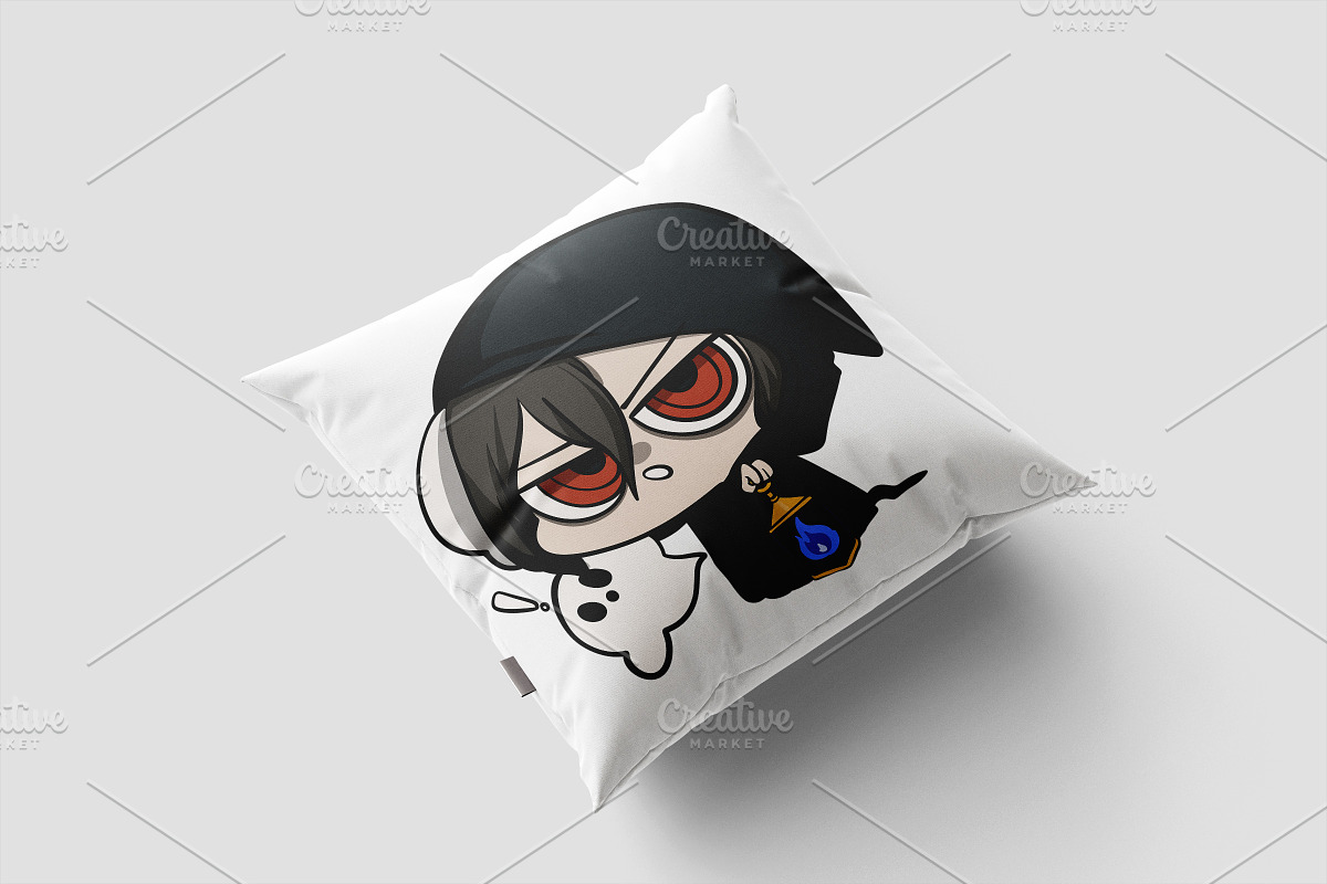 Halloween Grim Reaper Chibi Anime 5, an Illustration by vectstudio (Photo 3 of 3)