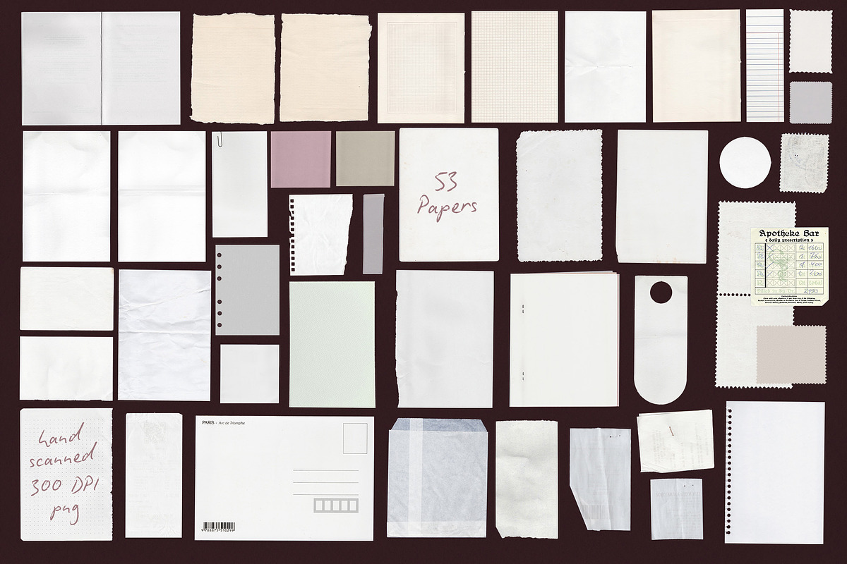 Busytone: Collection Pack of Papers, a Texture Graphic by lerinartstudio (Photo 5 of 14)