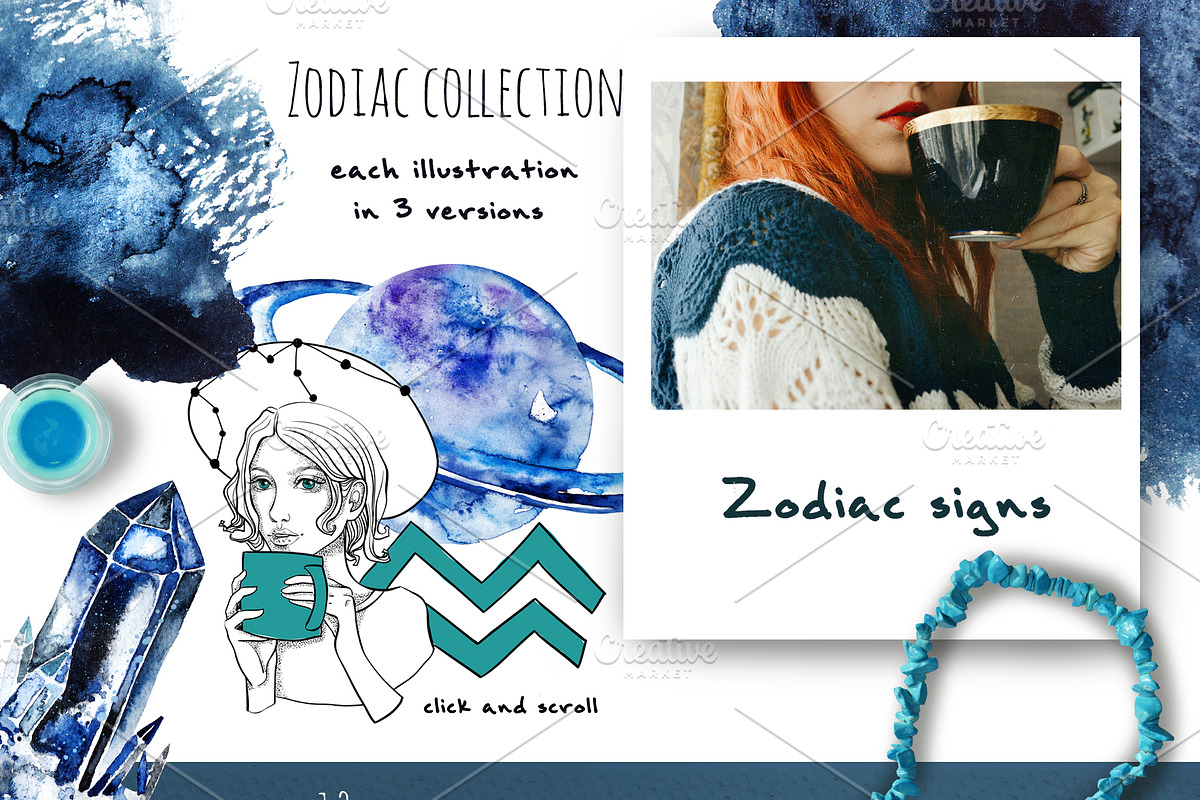Zodiac collection, an Illustration by Scarlet Heath Art (Photo 2 of 11)