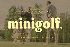 Minigolf - Groovy Serif Display