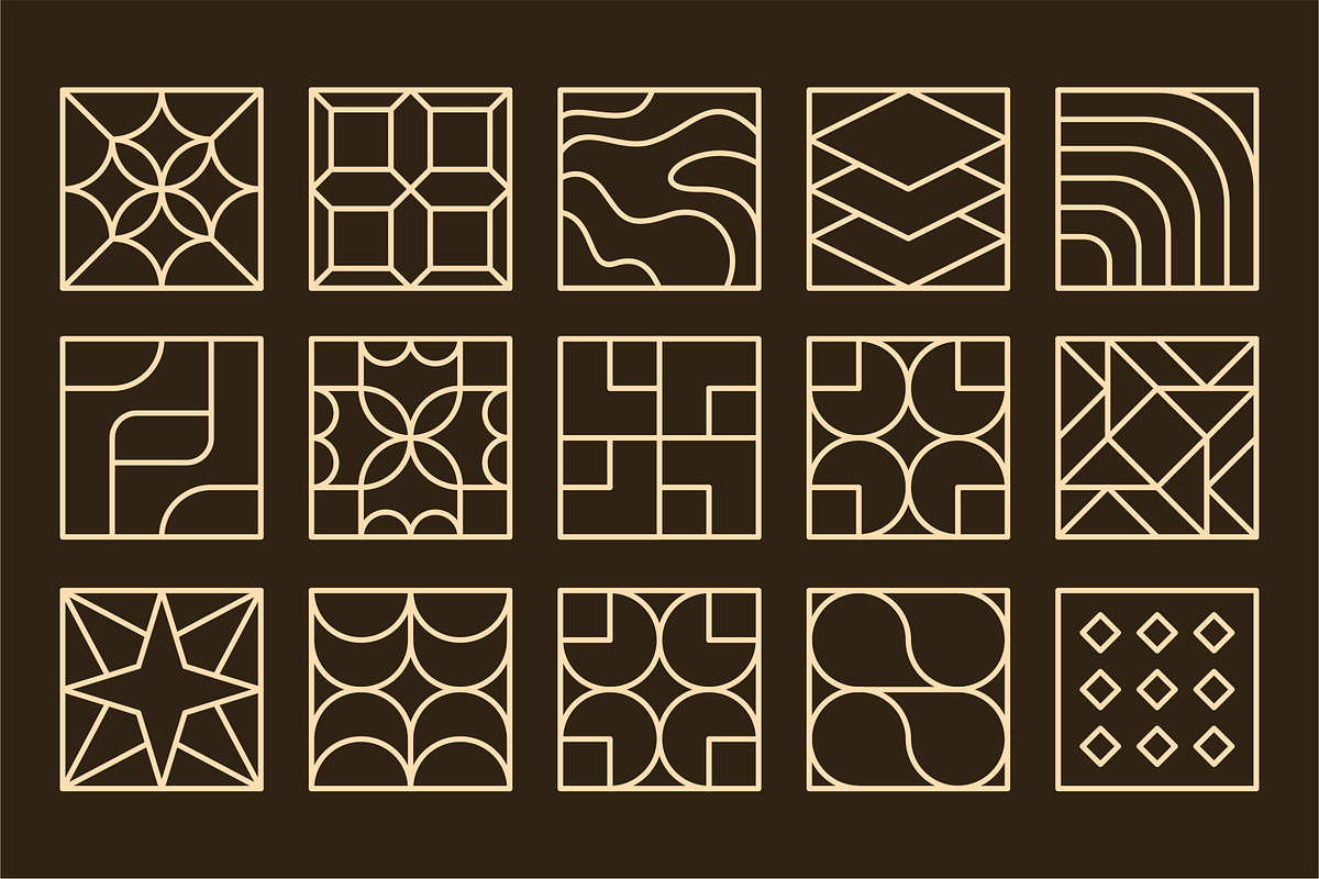 Square Forms Vol 2, an Outline Icon by Tekuni (Photo 4 of 12)