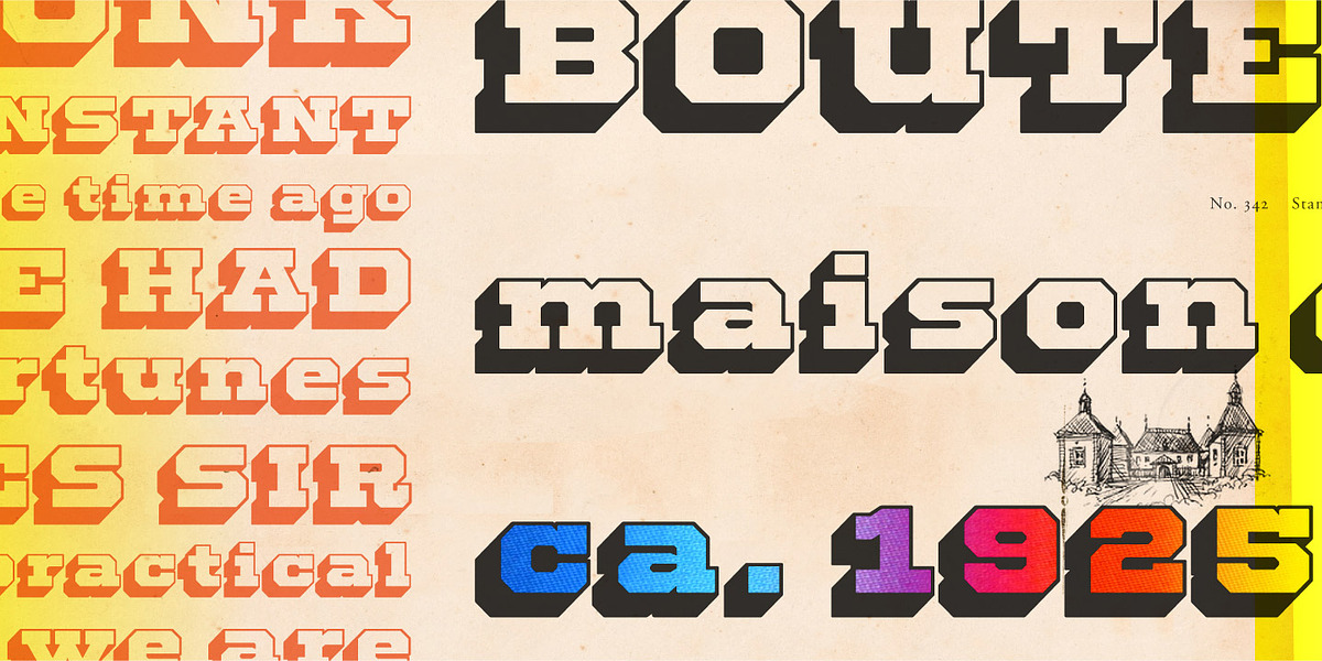 Standard Shaded, a Font by Yes Please (Photo 8 of 10)