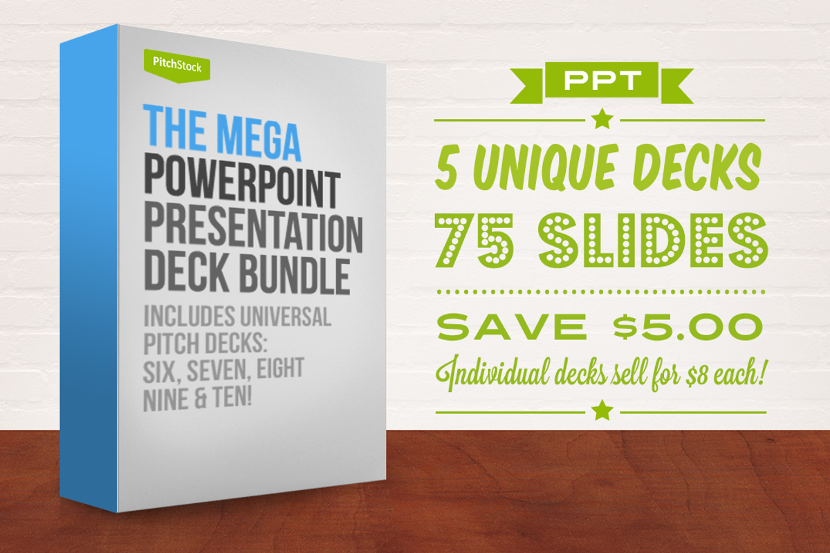 Mega PowerPoint Pres Deck Bundle, a Presentation Template by PitchStock (Photo 1 of 4)