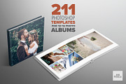 Photoshop templates for 12x12 albums, a Magazine Template by 44pixels (Thumbnail 1 of 5)