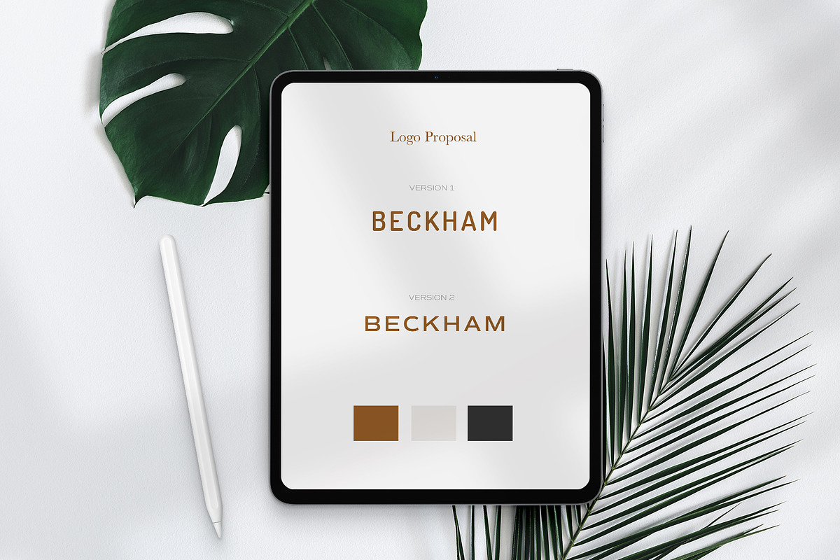 Monstera Palm Leaf - iPad Pro Mockup, a Books & Magazine Mockup by 89 Golden Blvd (Photo 3 of 4)