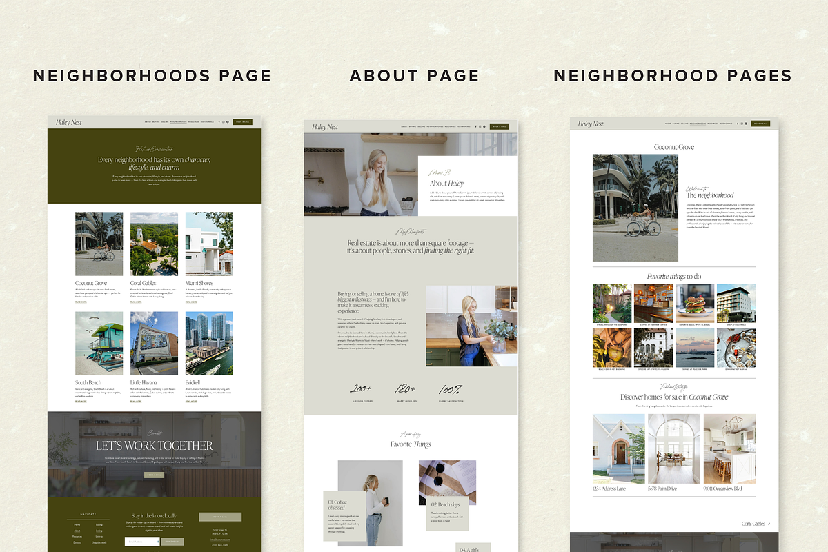 Real Estate Squarespace Website, a Squarespace Template by GoLive Website Templates (Photo 9 of 12)