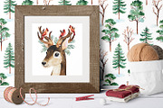 Magical Winter.Watercolor collection, an Animal Illustration by Kate_Rina (Thumbnail 7 of 7)