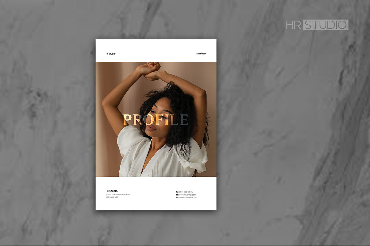 Company Profile | Adobe InDesign, a Brochure Template by HR Studio (Photo 1 of 10)