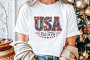 Floral Embroidery USA Png Retro Amer, an Illustration by Sublimation Artist (Thumbnail 7 of 9)