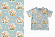 Cute Foxes, a Pattern Graphic by AnnieArt (Thumbnail 3 of 4)