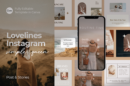 Loveliness - Canva Social Media Pack