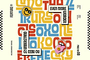 Okezone Chamoon Typeface, a Sans Serif Font by alit design (Thumbnail 3 of 20)