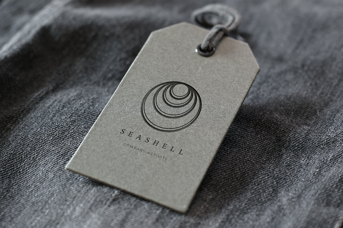 Seashell. Linear geometric logo, a Branding & Logo Template by le-genda (Photo 14 of 15)