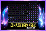 160+ Dark Magic spell Overlay Effect, an Object Graphic by Mikel Blazgad (Thumbnail 5 of 11)