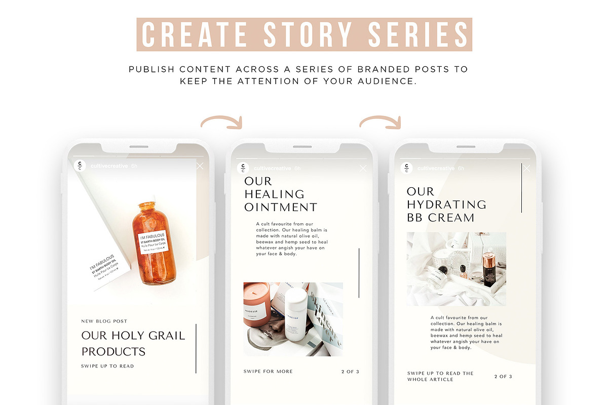 Natural Instagram Story Posts, a Social Media Template by Cultive Creative (Photo 4 of 9)