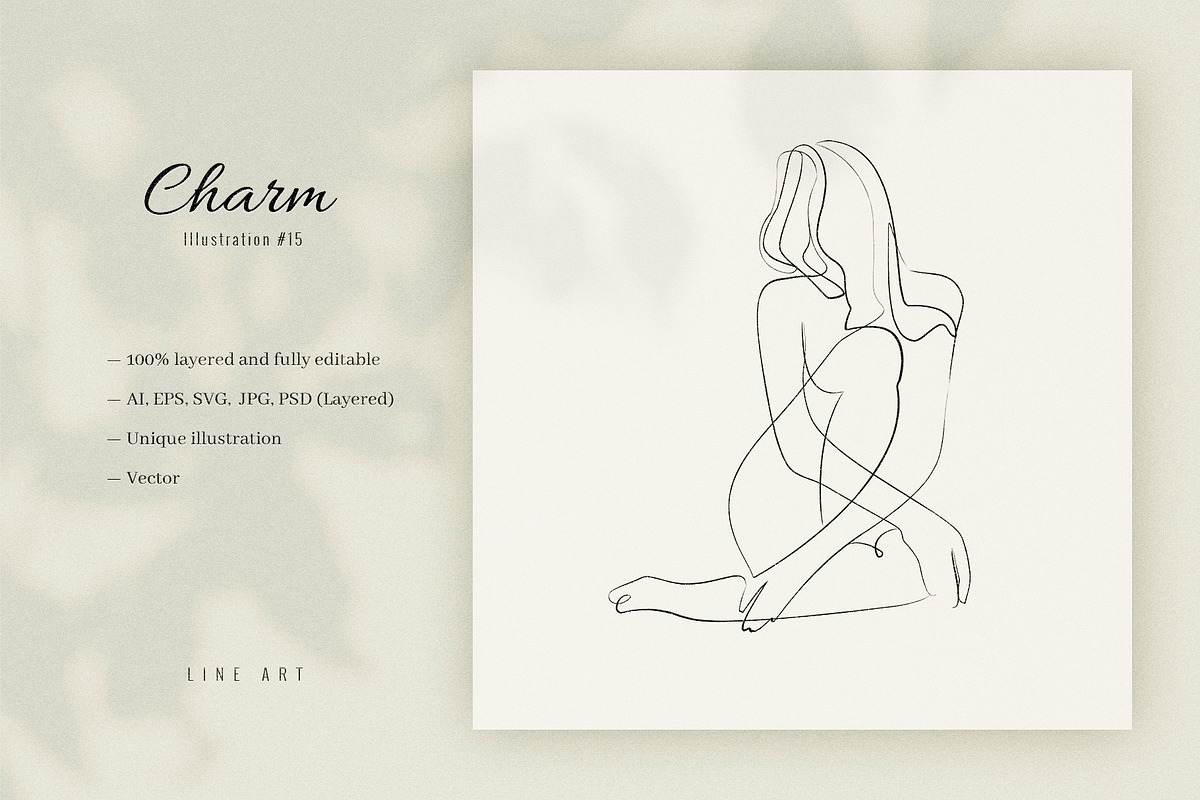 Charm #15. Line Art Illustration, a Decorative Illustration by le-genda (Photo 1 of 2)