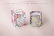 Watercolor Roses Clipart & Patterns, an Illustration by PicByKate (Thumbnail 5 of 7)