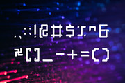 Matrix Font - Technology & Modern, a Symbol Font by Izalsye (Thumbnail 4 of 5)