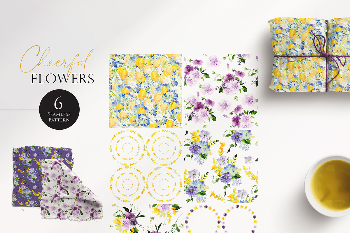 Watercolor Flower - Cheerful Set, an Illustration by Beigetime (Photo 5 of 11)