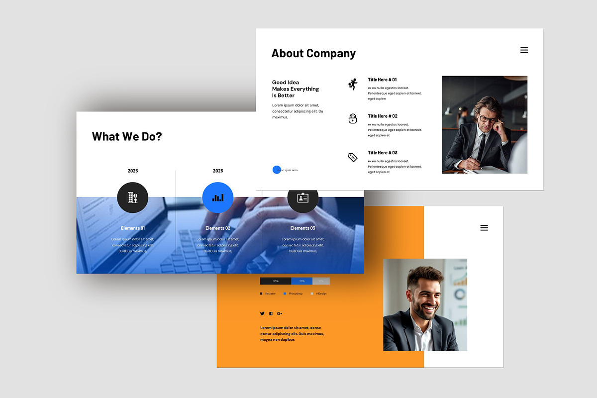 Business Plan Presentation Template, a Presentation Template by Studio_Clarity (Photo 3 of 5)