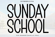 Sunday School, a Sans Serif Font by InermediaSTUDIO (Thumbnail 1 of 8)