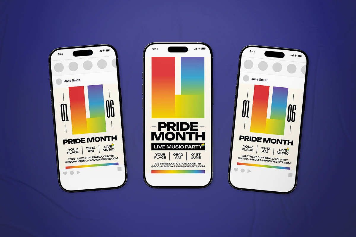 Pride Month Event Flyer Set, a Flyer Template by The Good Store (Photo 2 of 2)