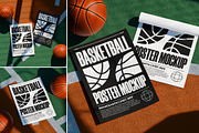 Basketball Poster Mockup, an Advertising Mockup by Brand Earth (Thumbnail 1 of 4)