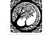 Black Laser Cut Bundle, an Object Graphic by abu67222 (Thumbnail 9 of 13)