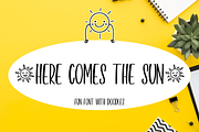 Here comes the sun - Display Font, a Font by Fikryal Studio (Thumbnail 1 of 12)