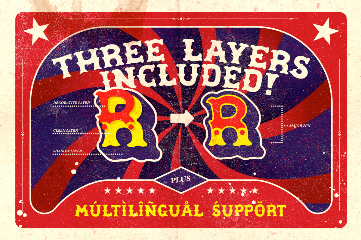 Mystery Tour Display Font, a Sans Serif Font by Vintage Type Company (Photo 3 of 10)